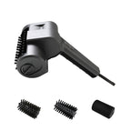 3-in-1 Black Cordless Electric Grill Cleaner Built-in LED & USB Charging - Waterproof