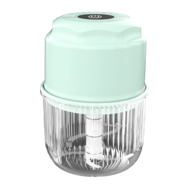 Green Cordless Electric Mini Food Chopper with 316 Stainless Steel Blades - Flavour Fushion Cooking Shop