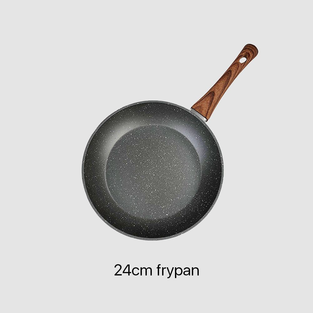 5Pieces Non-Stick Marble Coating Saucepan/Casserole/Fry Pan Cookware Set - Flavour Fushion Cooking Shop