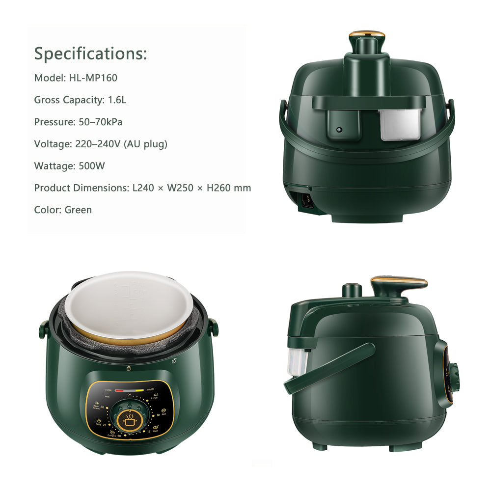 Hoper Layer HL-MP160 Mini Electric Pressure Cooker
