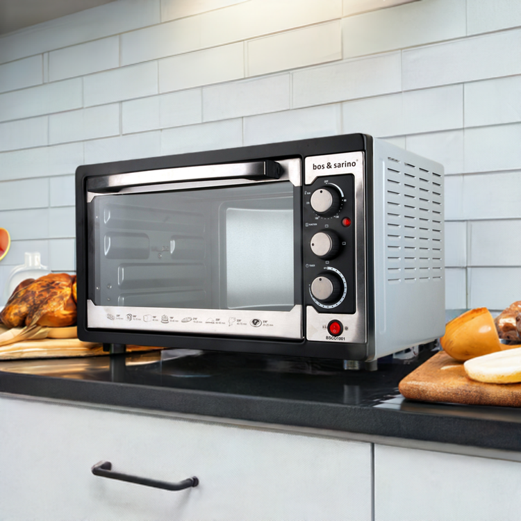 BOS & SARINO 45L Convection Rotisserie Oven - Flavour Fushion Cooking Shop