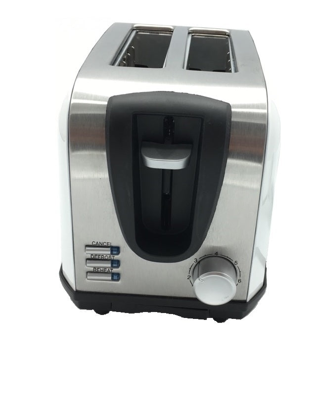 BOS & SARINO 2 Slice White Toaster - Flavour Fushion Cooking Shop