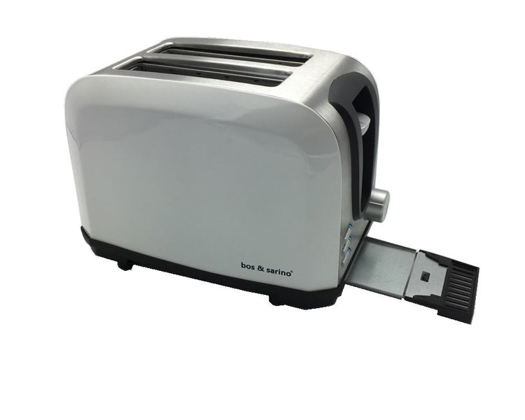 BOS & SARINO 2 Slice White Toaster - Flavour Fushion Cooking Shop