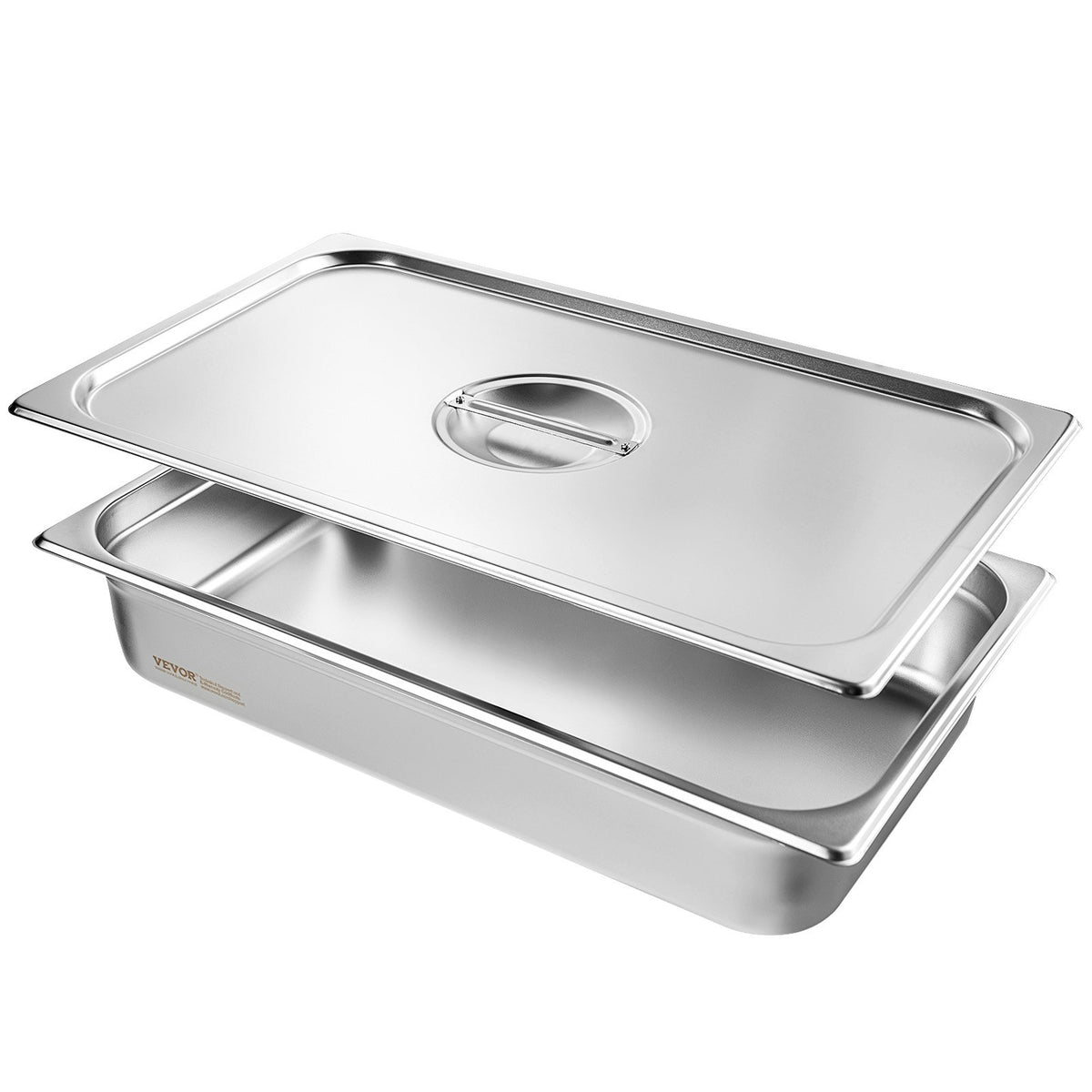 4 Pack Hotel Pans, Full Size Anti-Jam Steam Pan with Lid - Flavour Fushion Cooking Shop