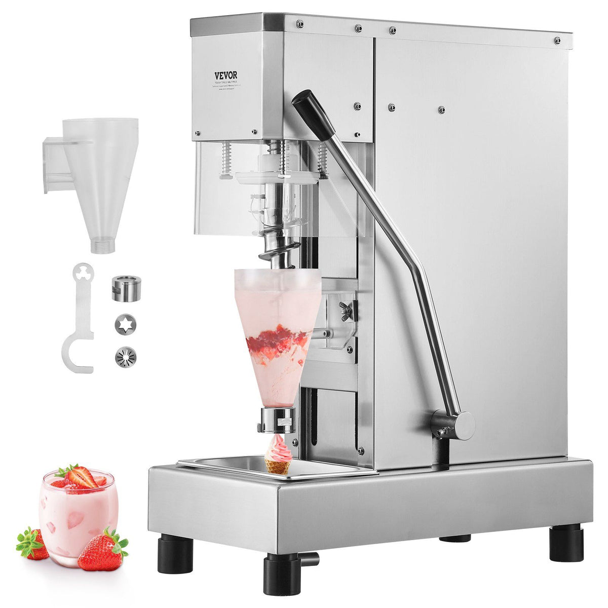 Ice Cream Blender, 750W High-Speed Ice Cream Maker Mixer Stir Machine 1740RPM - Flavour Fushion Cooking Shop