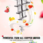 Ice Cream Blender, 750W High-Speed Ice Cream Maker Mixer Stir Machine 1740RPM