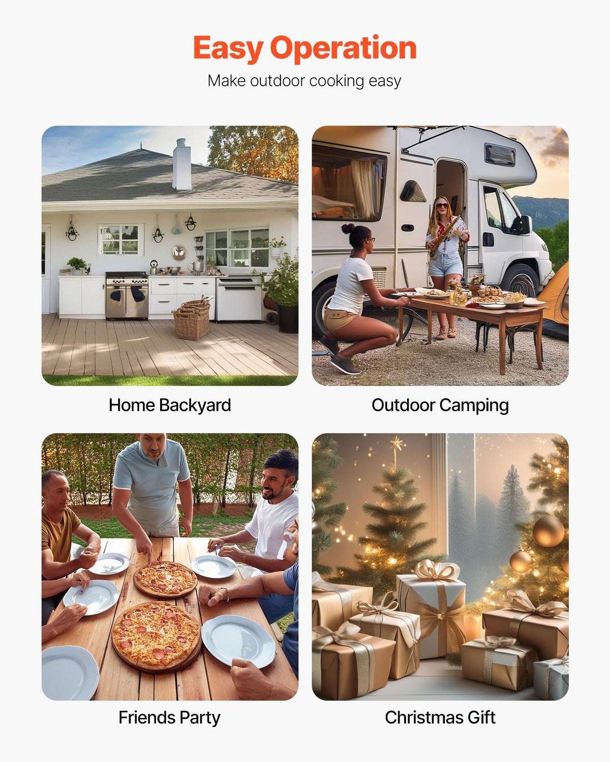Pizza Oven Outdoor, 12" Pellet Pizza Oven, Portable Pizza-Stove  Silver - Flavour Fushion Cooking Shop