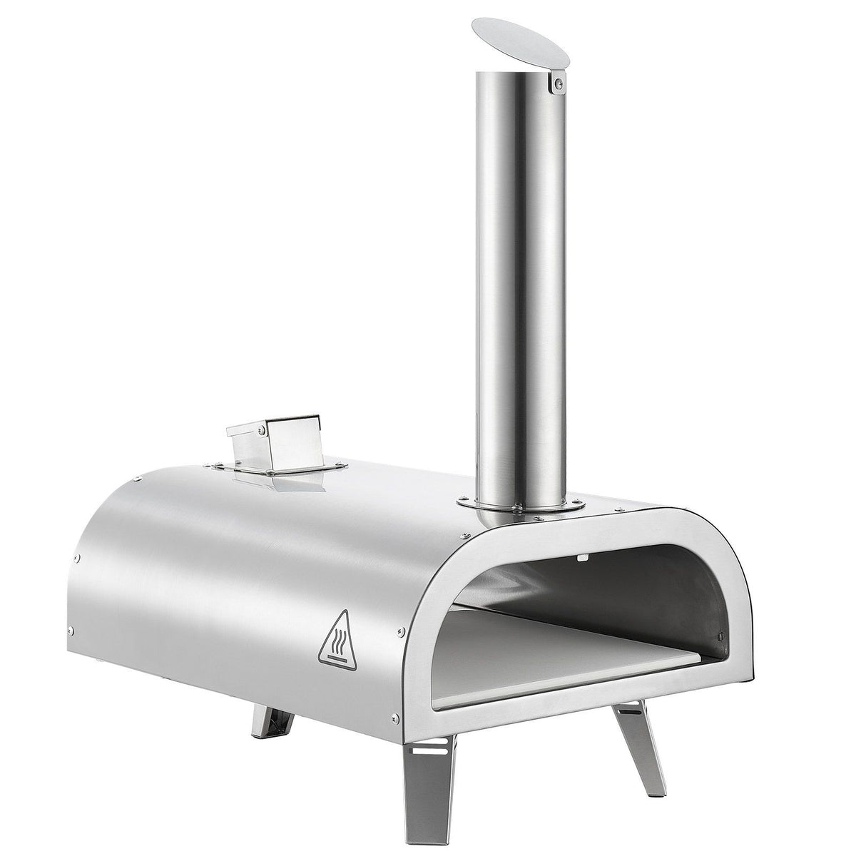 Pizza Oven Outdoor, 12" Pellet Pizza Oven, Portable Pizza-Stove  Silver - Flavour Fushion Cooking Shop