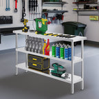 Stainless Steel 3-Tier Prep Work Table for Kitchen & Storage