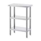 NSF Certified Stainless Steel Kitchen Work Table with Adjustable Shelves