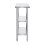 NSF Certified Stainless Steel Kitchen Work Table with Adjustable Shelves
