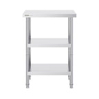 NSF Certified Stainless Steel Kitchen Work Table with Adjustable Shelves
