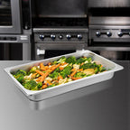 Hotel Pans Full Size 2.5 Inch Deep, Steam Table Pan 6 Pack , 22 Gauge/0.8mm Thick