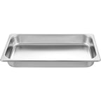 Hotel Pans Full Size 2.5 Inch Deep, Steam Table Pan 6 Pack , 22 Gauge/0.8mm Thick