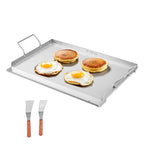 Stainless Steel Griddle, 23x16 inch Universal Flat Top Rectangular Plate