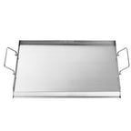 Stainless Steel Griddle, 23x16 inch Universal Flat Top Rectangular Plate