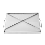 Stainless Steel Griddle, 23x16 inch Universal Flat Top Rectangular Plate