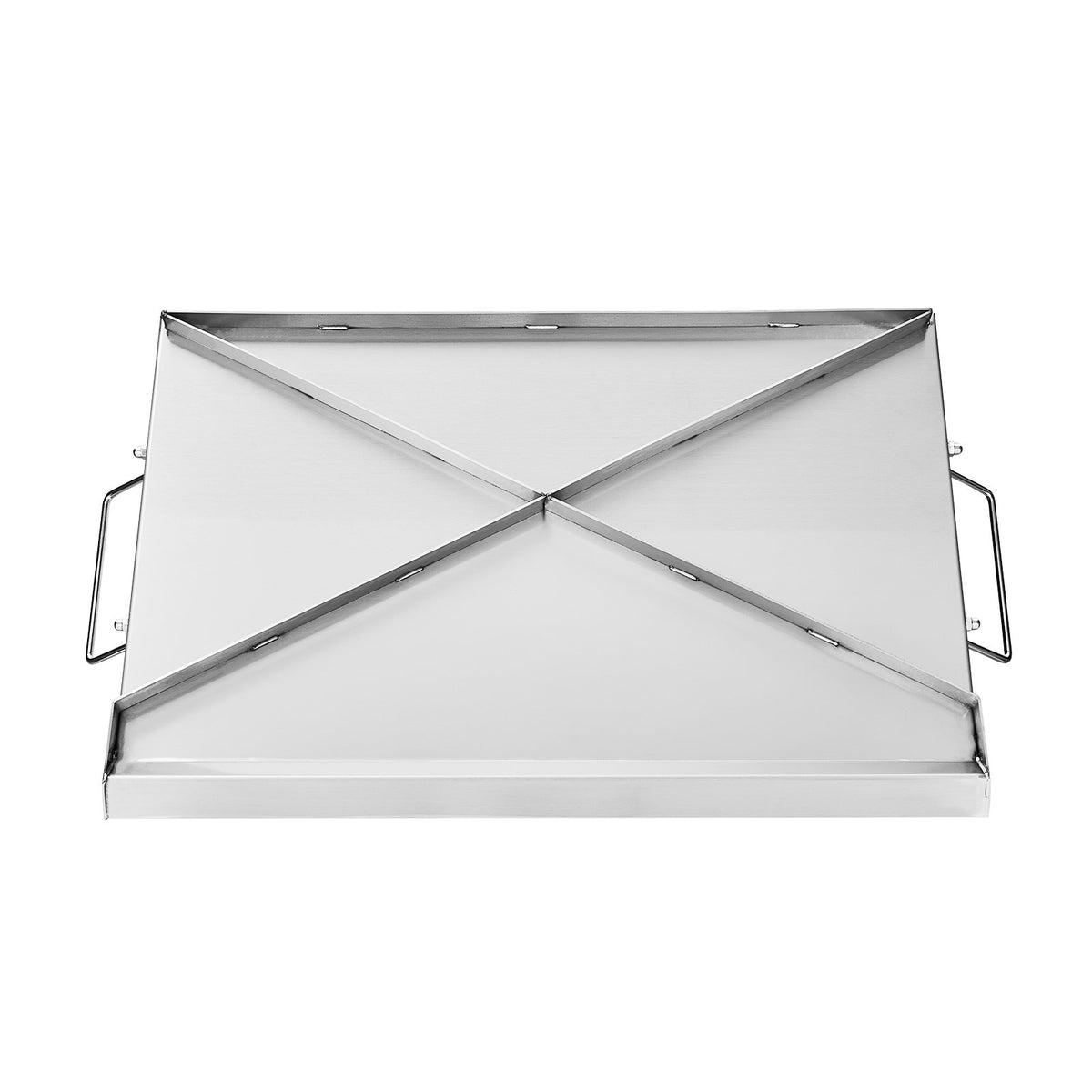 Stainless Steel Griddle, 23x16 inch Universal Flat Top Rectangular Plate - Flavour Fushion Cooking Shop