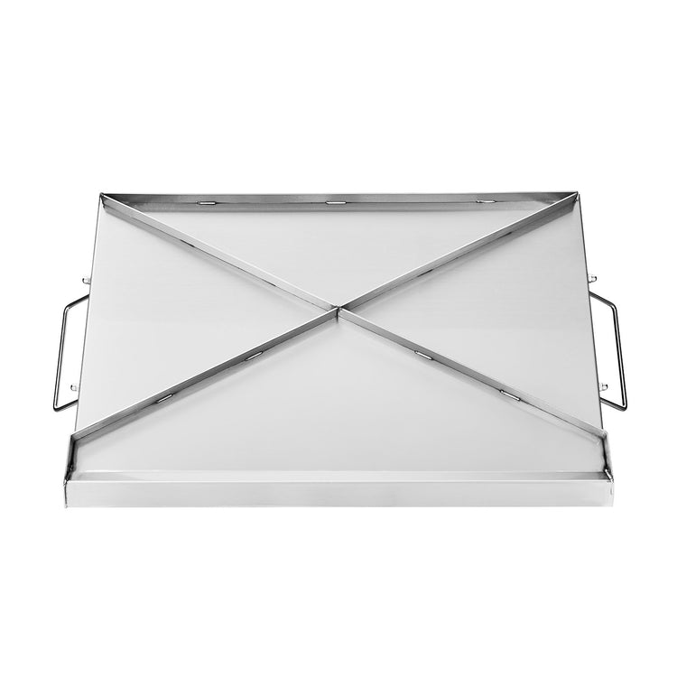 Stainless Steel Griddle, 23x16 inch Universal Flat Top Rectangular Plate - Flavour Fushion Cooking Shop