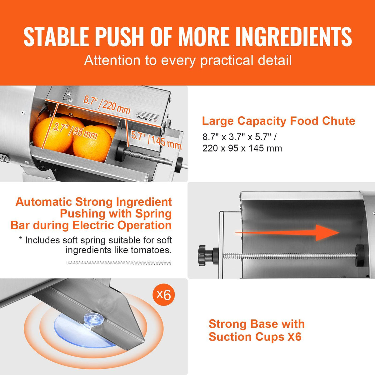 Electric Vegetable Slicer, 0-0.5"/0-12mm Thickness Adjustable Commercial Slicer Machine - Flavour Fushion Cooking Shop