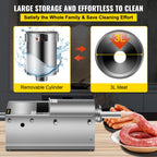Manual Sausage Stuffer, 3 L / 7 LBS Horizontal Sausage Machine,