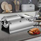 Manual Sausage Stuffer, 3 L / 7 LBS Horizontal Sausage Machine,
