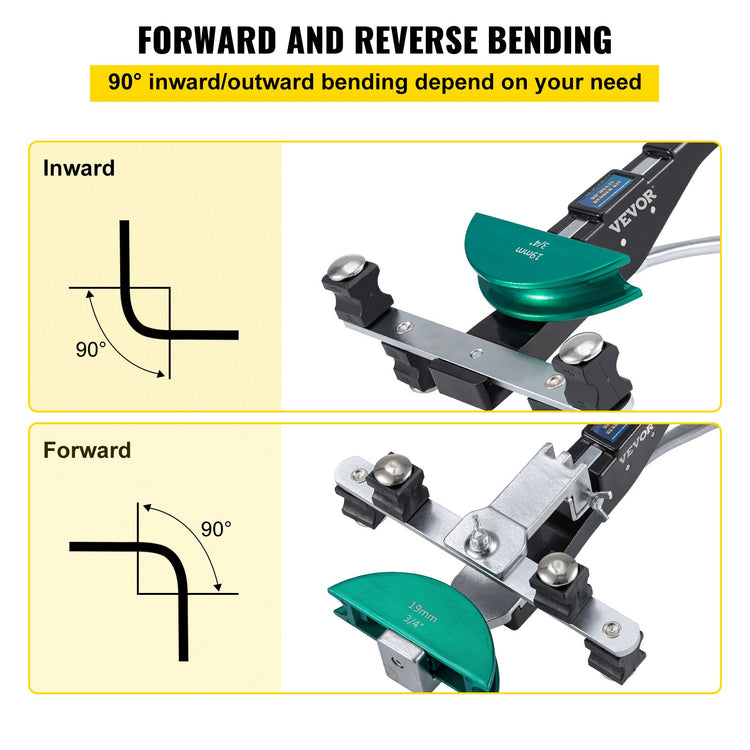 Copper Pipe Bender HVAC Refrigeration Ratcheting Tube Bender 1/4" to 7/8" - Flavour Fushion Cooking Shop