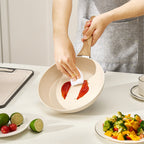 Frying Pan Skillet, Aluminum Egg Fry Pans, 3 Pcs (200, 240, 280 mm)