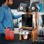 Fully Automatic Cup Sealing Machine, 500-650 Cups/H, Cup Sealer Machine Gold