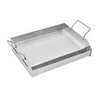 Stainless Steel Griddle, 17x13 inch Universal Flat Top Rectangular Plate