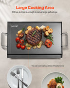 Carbon Steel Griddle, 24x16 inch Universal Flat Top Rectangular Plate