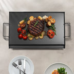 Carbon Steel Griddle, 24x16 inch Universal Flat Top Rectangular Plate
