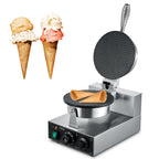 Electric Ice Cream Cone Maker, Commercial 1230W Waffle Cone Machine