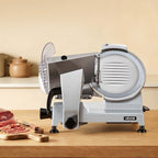 Commercial Meat Slicer, 240W Electric Deli Food Slicer with 250mm Carbon Steel Blade