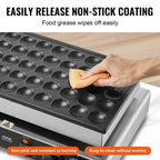 1700W Dual-Control Non-Stick Dutch Pancake Maker for Perfect Waffles