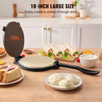 250mm Tortilla and Roti Tortilla Press with 100 Pcs Parchment Paper