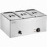3-Pan Commercial Food Warmer, 16.5L Electric Steam Table, 1200W - Flavour Fushion Cooking Shop