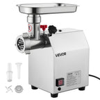 Commercial Electric Meat Grinder 4.5 Lbs/Min Sausage Stuffer Maker Kitchen