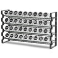 Spice Rack Organizer for Cabinet, Spice Organizer with 36 Empty Spice Jars, Lids, Spice Labels, and Funnel Complete Set, Seasoning Organizer for Countertop, Kitchen, Pantry, Cupboard, 18x11 in