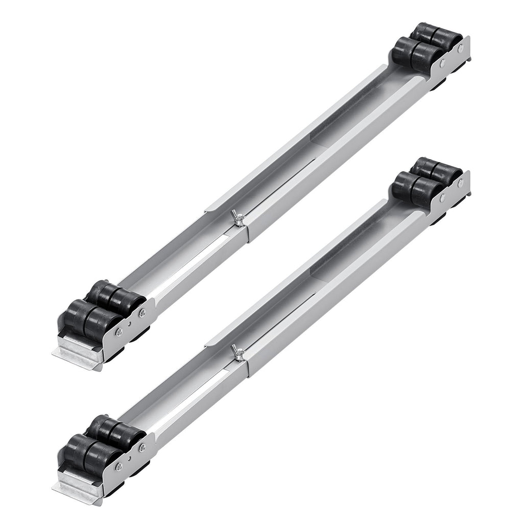 Heavy Duty Furniture Appliances Rollers, 660 lbs Total Load, Extendable Appliance Rollers Mobile Washing Machine Base, Fridge Stand Dolly Movers for Refrigerators, Dryers, Dishwashers, White