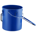 Fryer Grease Bucket, 22.7L Oil Disposal Caddy Carbon Steel Fryer Oil Bucket with Rust-Proof Coating, Oil Transport Container with Lid, Lock Clips