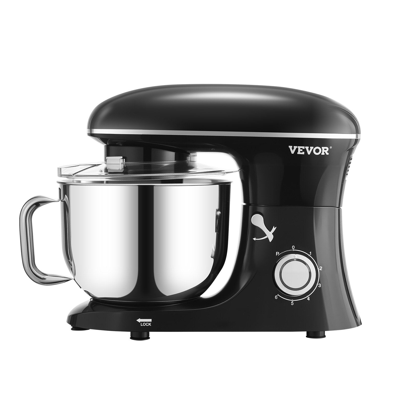 Stand Mixer 5.68 L Electric Dough Mixer 1100W 6 + P Speeds Food Beater