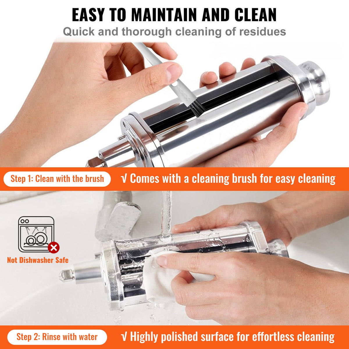 3Pcs Pasta Attachment for KitchenAid Stand Mixer Pasta Roller Cutter Set - Flavour Fushion Cooking Shop