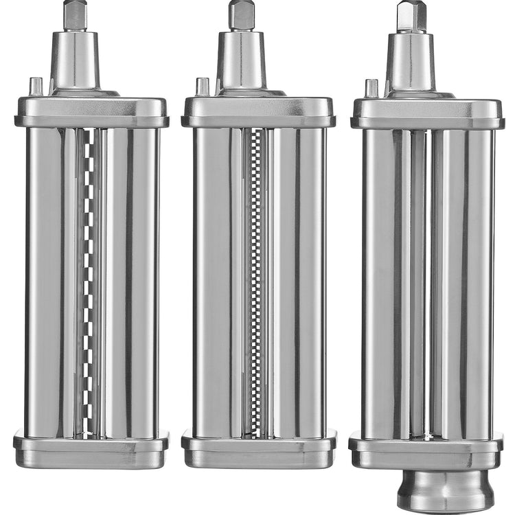 3Pcs Pasta Attachment for KitchenAid Stand Mixer Pasta Roller Cutter Set - Flavour Fushion Cooking Shop