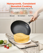 3-Piece Cast Iron Skillet Set 205, 265 & 310mm – Black