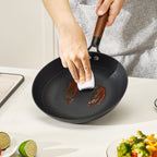 3-Piece Cast Iron Skillet Set 205, 265 & 310mm – Black