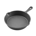 3-Piece Cast Iron Skillet Set 160, 220 & 265mm – Black
