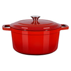 Enameled Cast Iron Dutch Oven 5.7L – Red