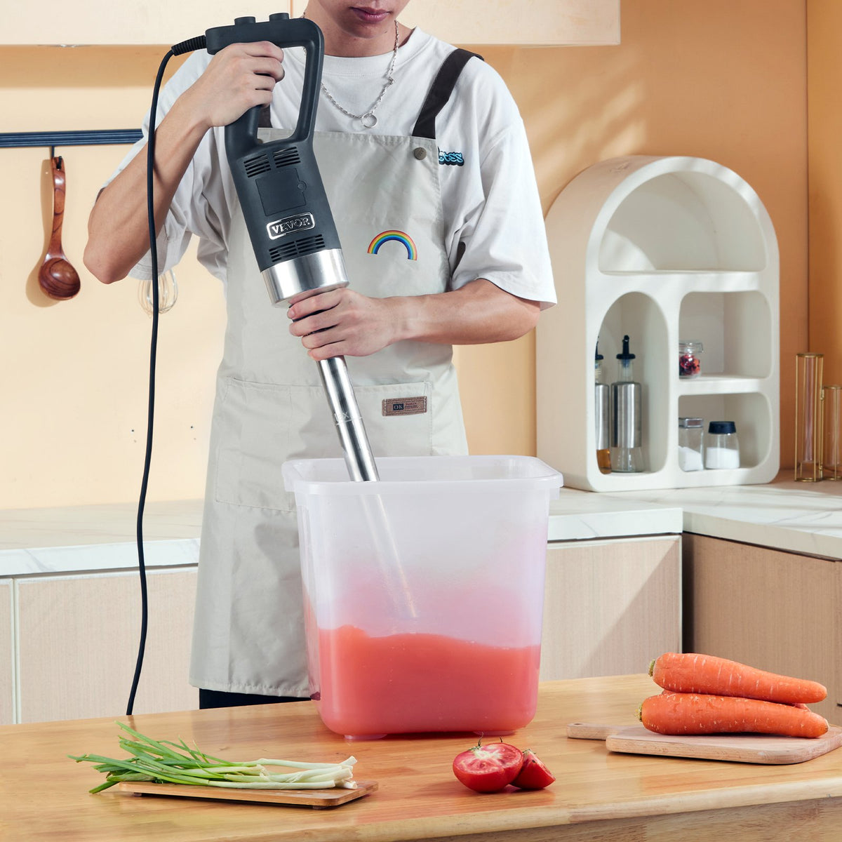 Commercial Immersion Blender Heavy Duty Hand Mixer 750W Variable Speed - Flavour Fushion Cooking Shop