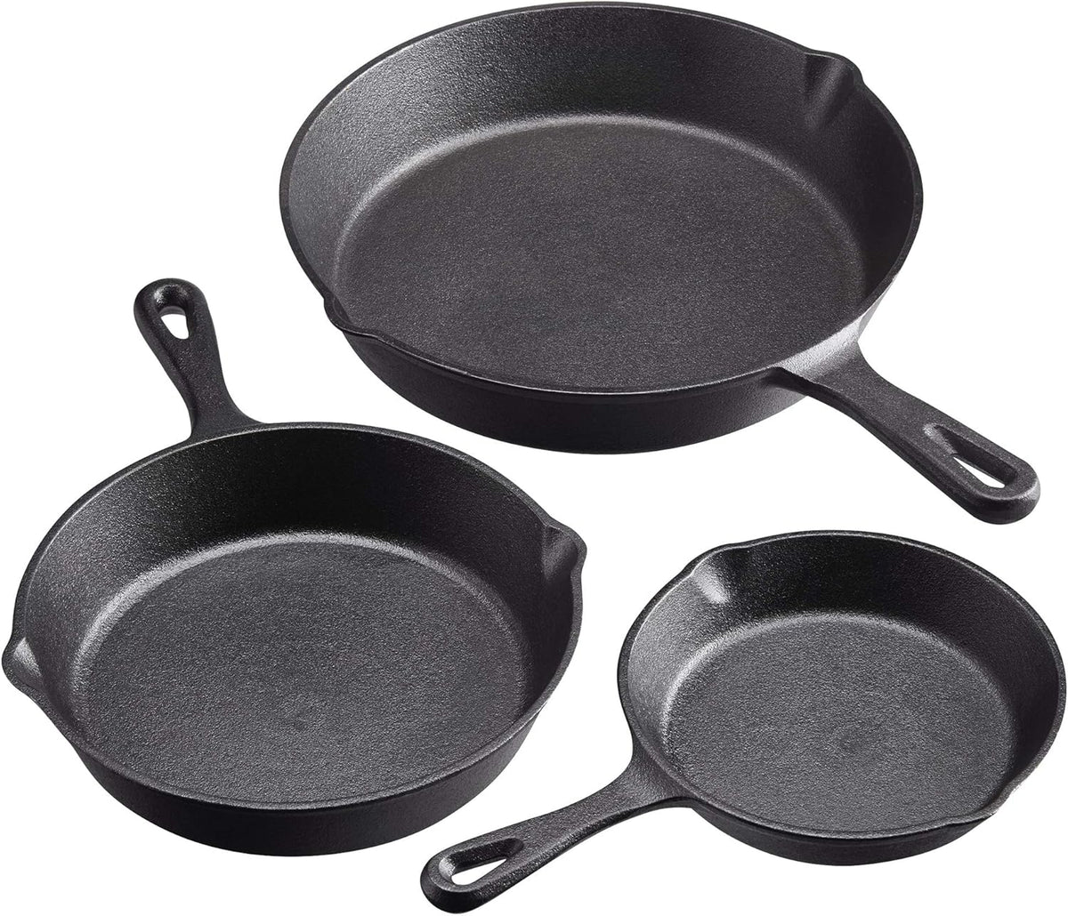 Cookware Sets Frying Cast Iron Pans Cast Iron Dish 16/20/26cm - Flavour Fushion Cooking Shop